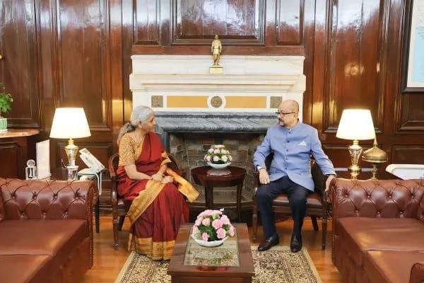 Chhattisgarh Governor Shri Ramen Deka Meets Union Finance Minister Smt. Nirmala Sitharaman