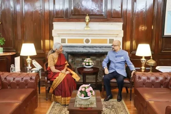 Chhattisgarh Governor Shri Ramen Deka Meets Union Finance Minister Smt. Nirmala Sitharaman