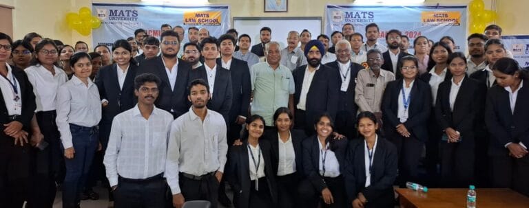 MATS University, Raipur, MATS Law School, successfully organized a One-Day National Conference on “Advancing Constitutionalism”