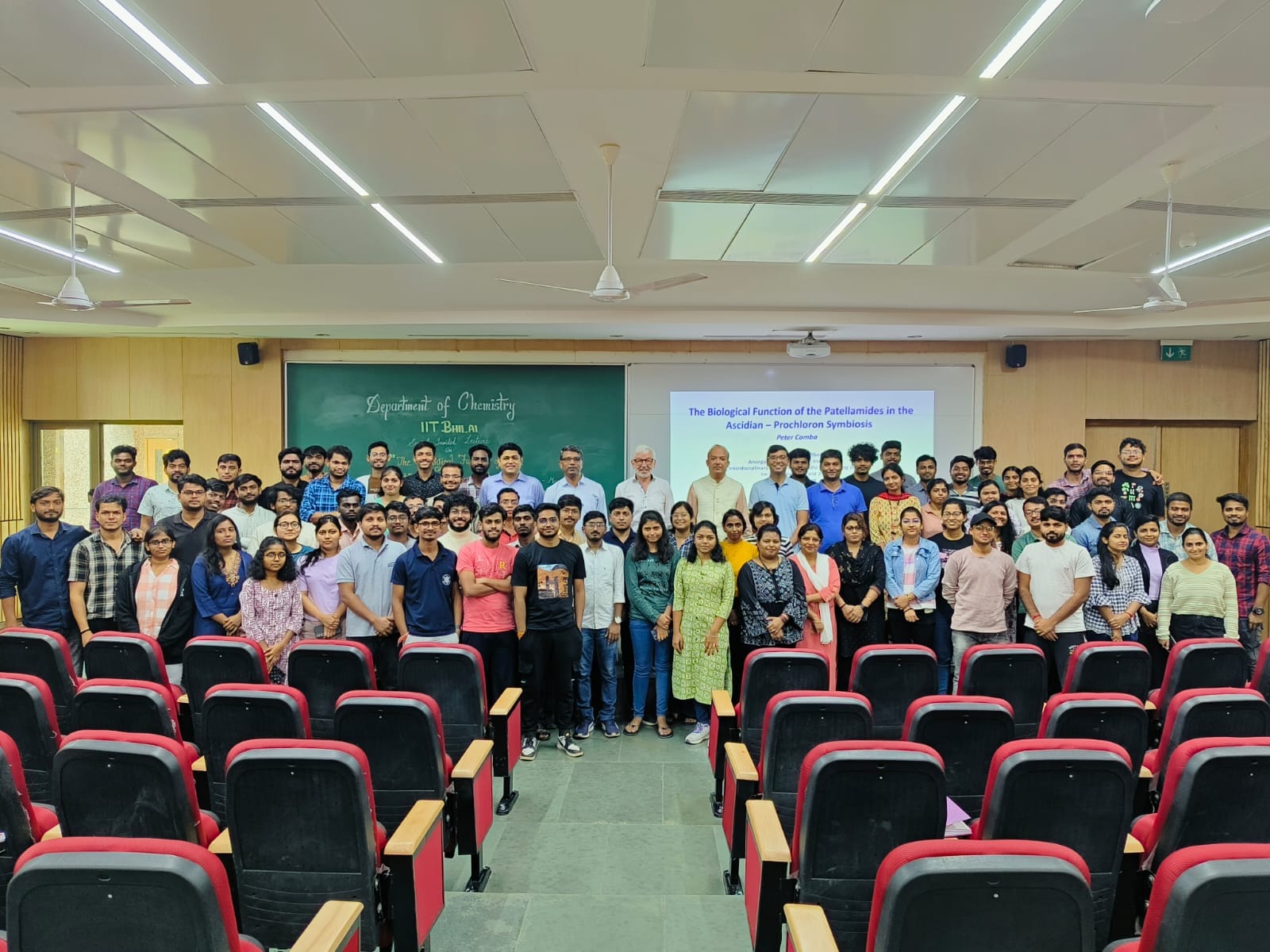 A talk on “The biological function of the patellamides in the Ascidian-Prochloron Symbiosis”