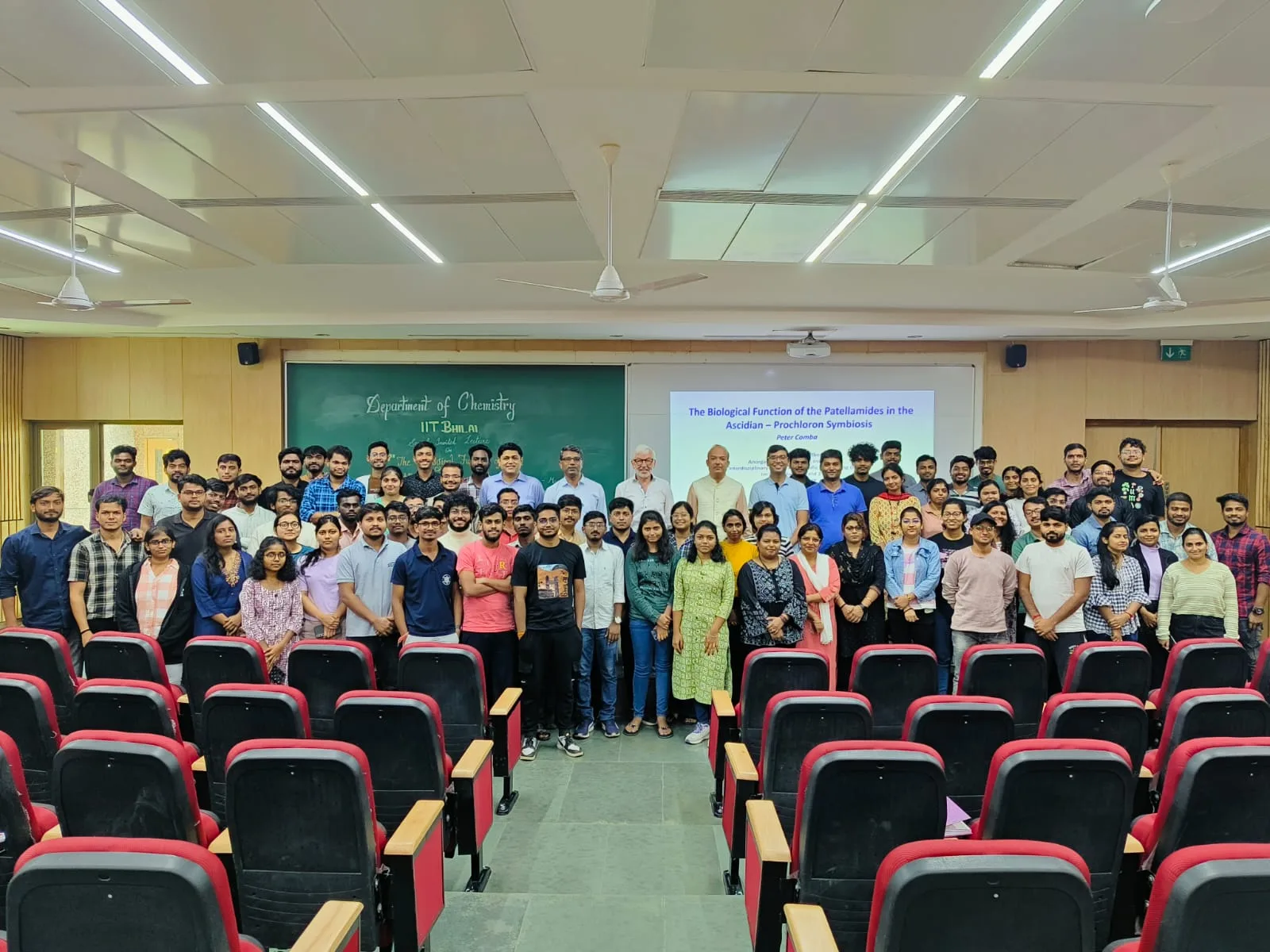 A talk on “The biological function of the patellamides in the Ascidian-Prochloron Symbiosis”