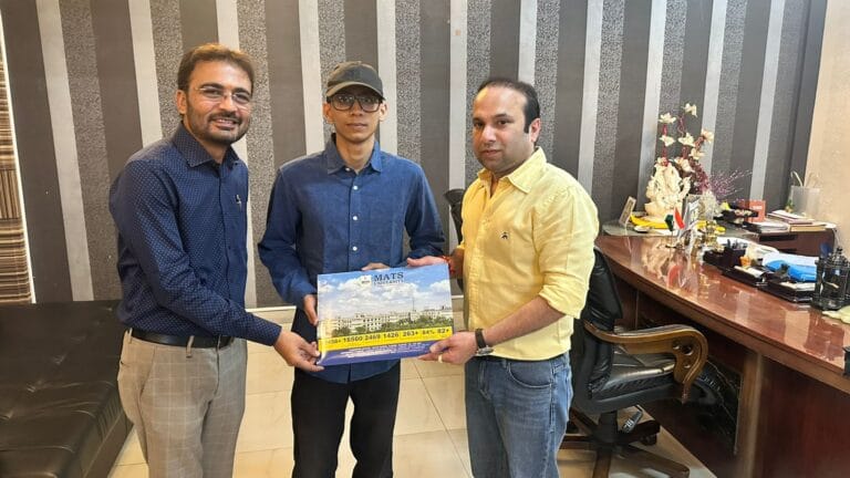 MATS University Grants Full Scholarship to Pulwama Martyr’s Family