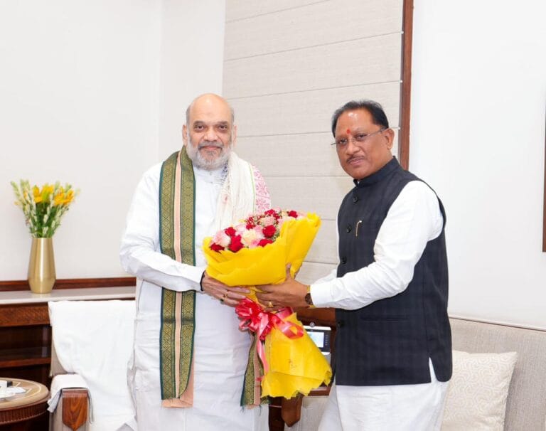 CM Vishnu Deo Sai meets Union Home Minister Amit Shah