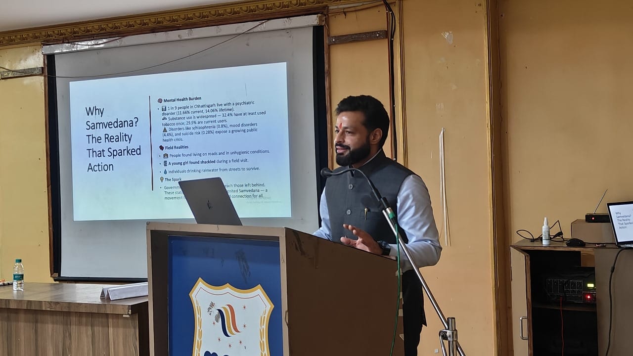 On the occasion of World Mental Health Day the Department of Psychology at MATS University, Raipur organized a special event to raise public awareness about mental health.