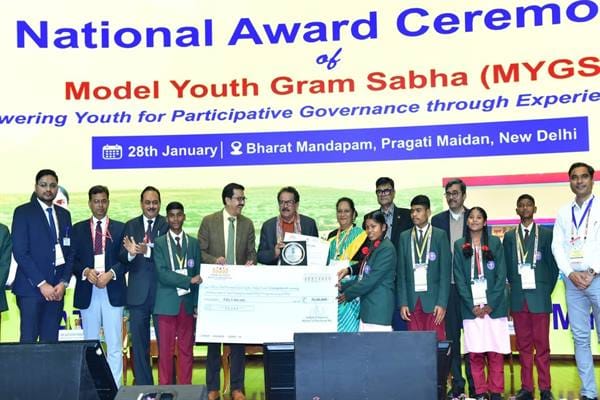 EMRS PGT Jabalpur, awarded third prize at national level