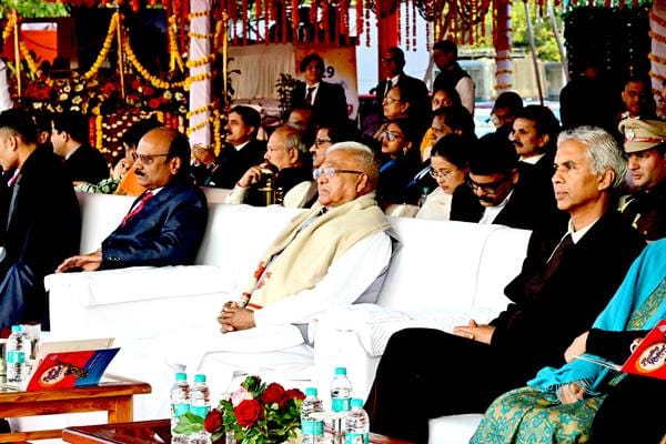 The Republic Day celebrations concluded with grand celebrations attended by Governor Shri Patel.