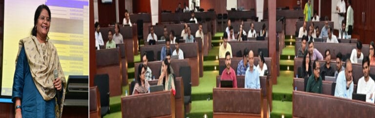 Training given to departmental nodal officers on iGOT platform