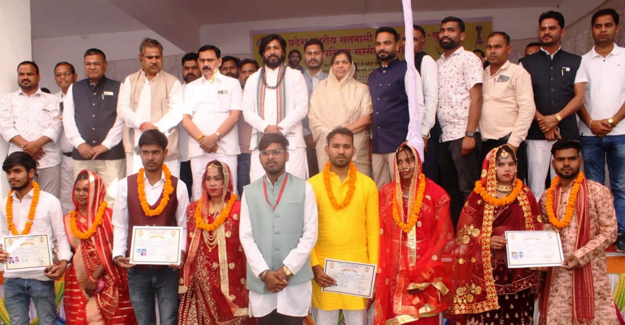 There is a need to shun extravagant spending and adopt with pride the simple marriage principles as preached by Baba Guru Ghasidas: Cabinet Minister Guru Khuswant Saheb