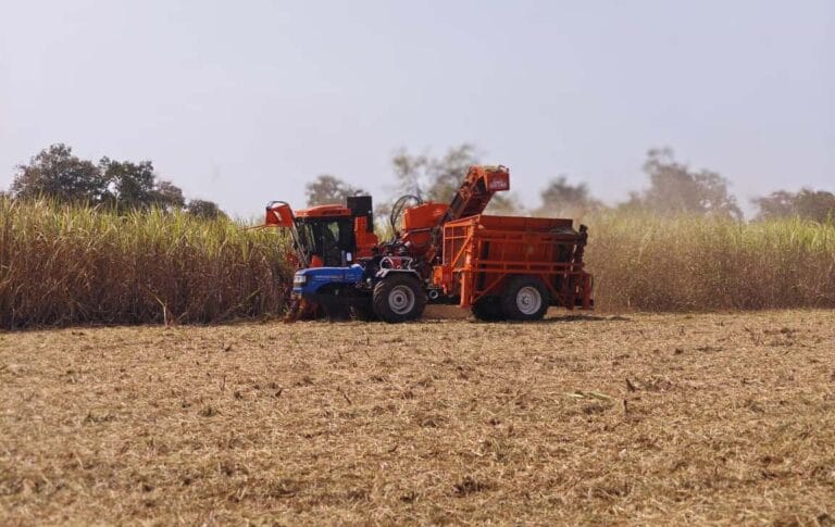 State’s first sugarcane harvester machine benefits farmers in Balod