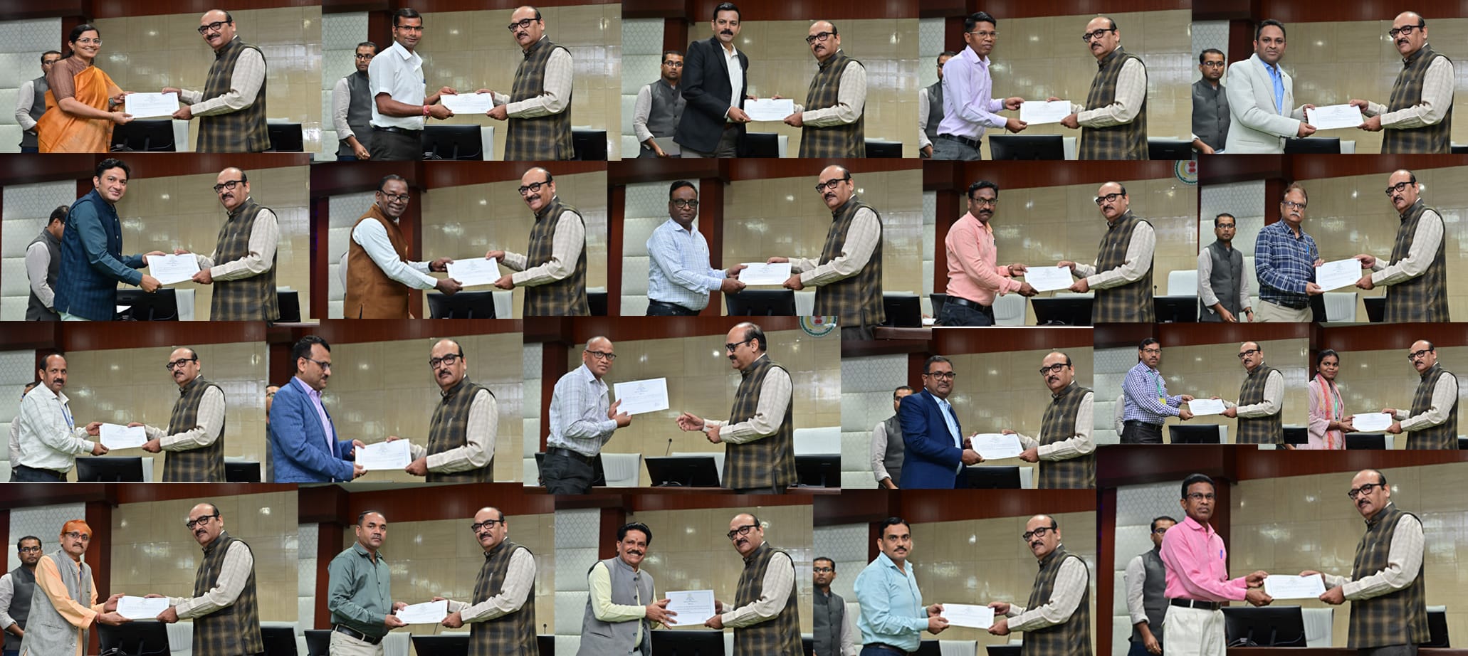 Officers and employees doing excellent work in e-office