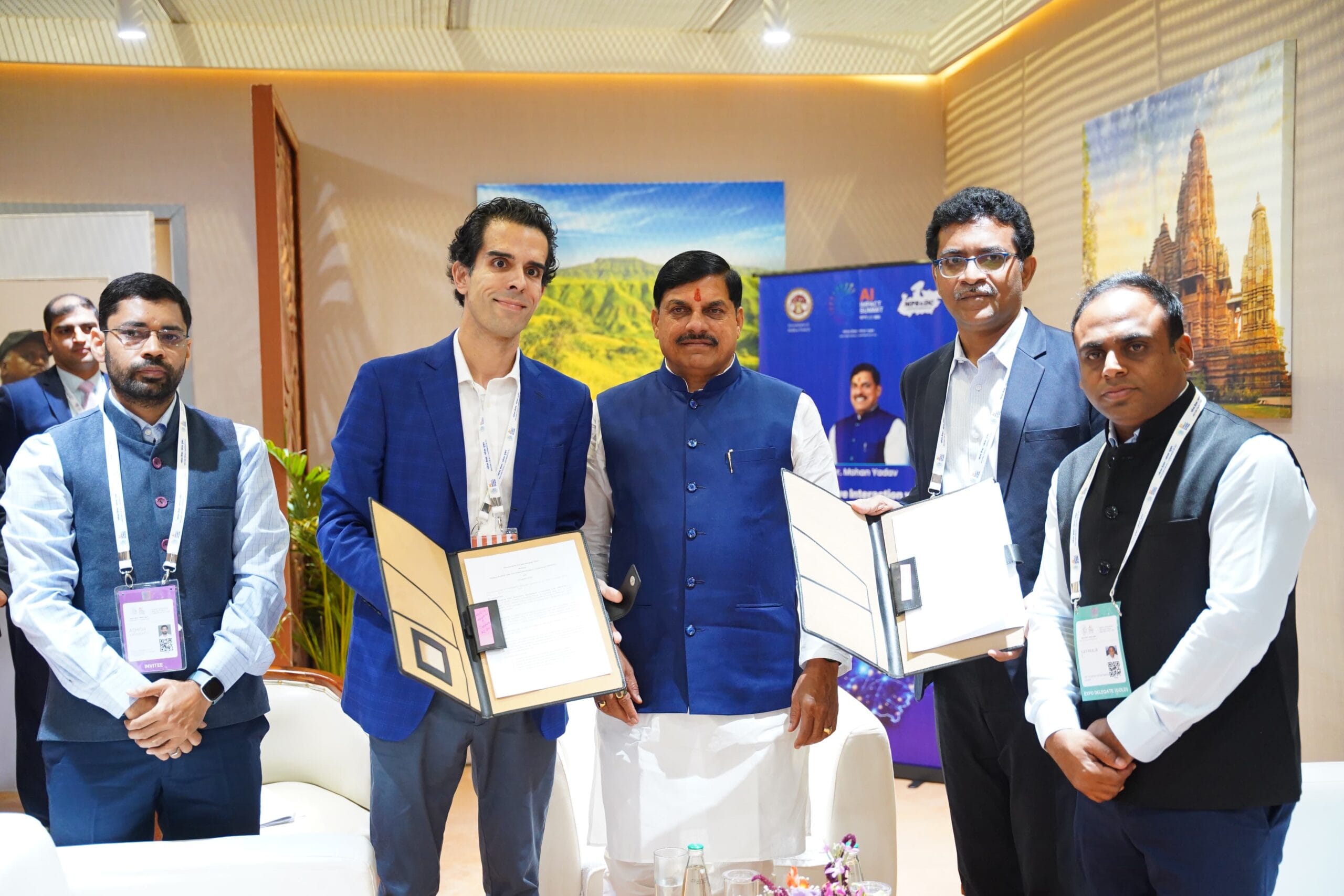 Chief Minister Dr. Mohan Yadav participated in the India AI Impact Summit 2026 in New Delhi