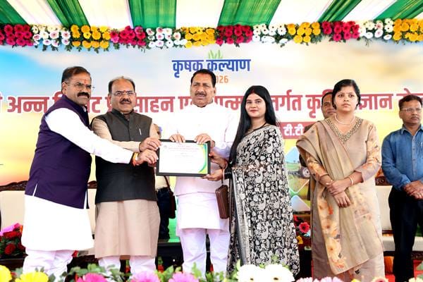 Madhya Pradesh is moving towards self-reliant farmers through ShriAnn: Agriculture Minister Shri Kanshana