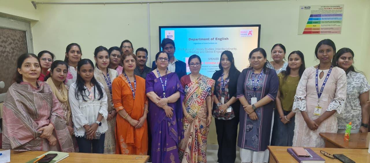 The expert talk on “The Future of Literary Studies: Interdisciplinarity, Technology and Global Engagement” Held at English Department