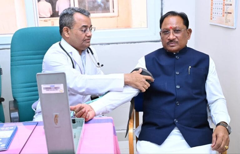 Message of health awareness: Chief Minister Shri Vishnudev Sai inaugurated a three-day health camp in the Assembly premises.