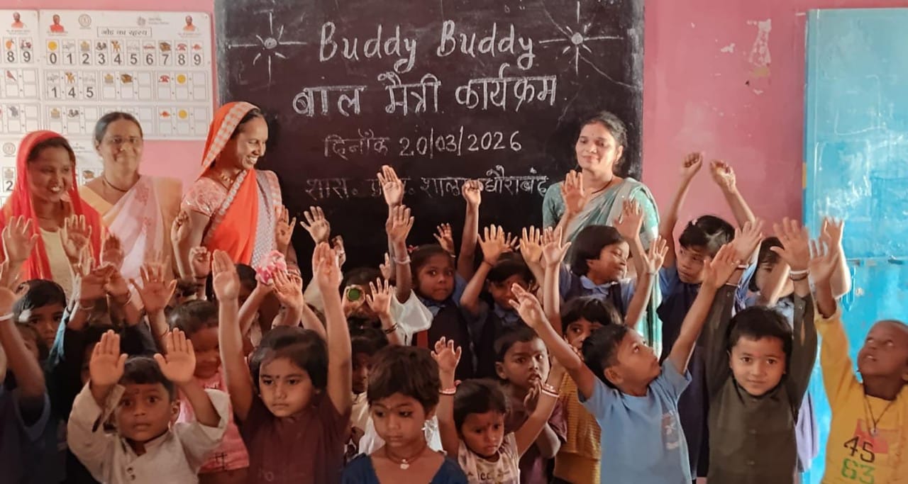 The ‘Bal Maitri (Buddy Buddy)’ initiative has made the journey of children from Anganwadi to school easier.