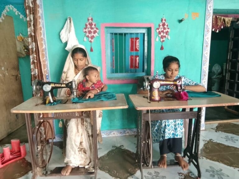  With courage, skills and plans, women became self-reliant.