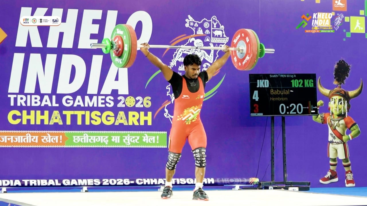 Babulal Hembram from Jharkhand is overcoming financial challenges and making a name for himself in weightlifting.