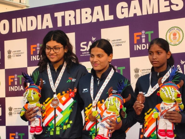 Karnataka swimmer Manikanta completes hat-trick of gold medals, Chhattisgarh’s Anushka Bhagat wins second medal