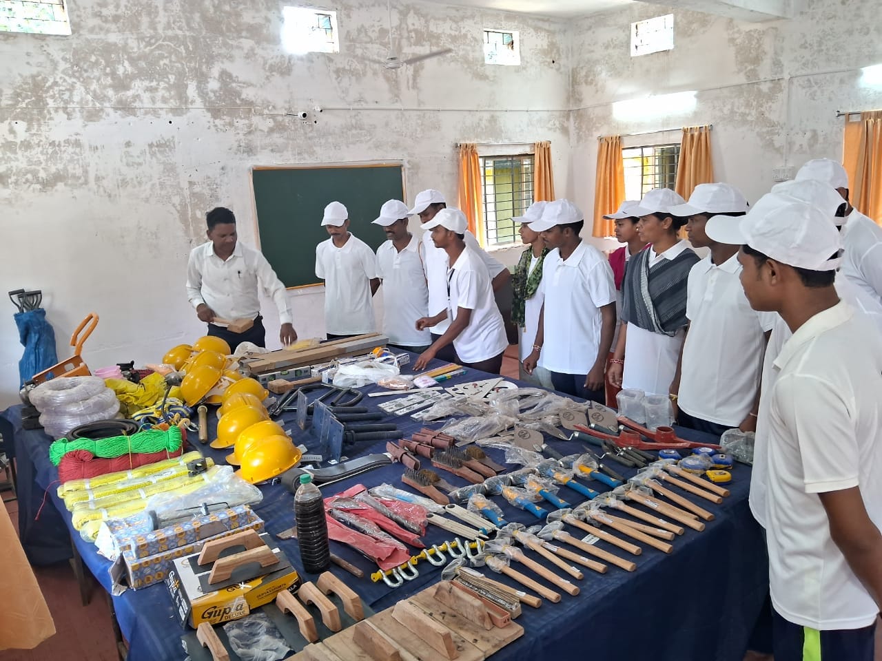 Maoists who once used guns to commit violence are now learning skills.