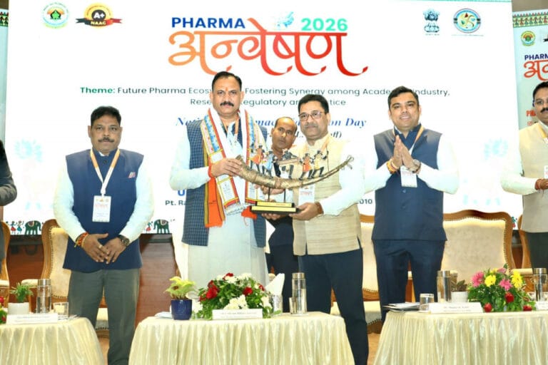 Pharmacy education and research will transform the healthcare system: Health Minister Shri Jaiswal