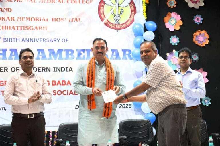  A better society can be created only by following the ideas of Baba Saheb: Health Minister Shri Shyam Bihari Jaiswal