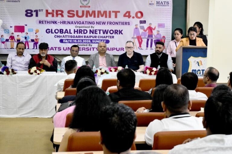 HR Summit 4.0 Organized by 81st GHRDN Meet at MATS University Witnesses Participation of Leading HR Experts