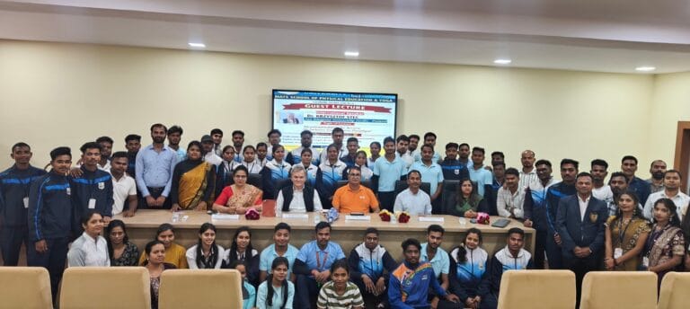 “International Guest Lecture at MATS University: Dr. Krzysztof Stec Presents Sūryanamaskāra as a Holistic Cross-Fitness Practice”