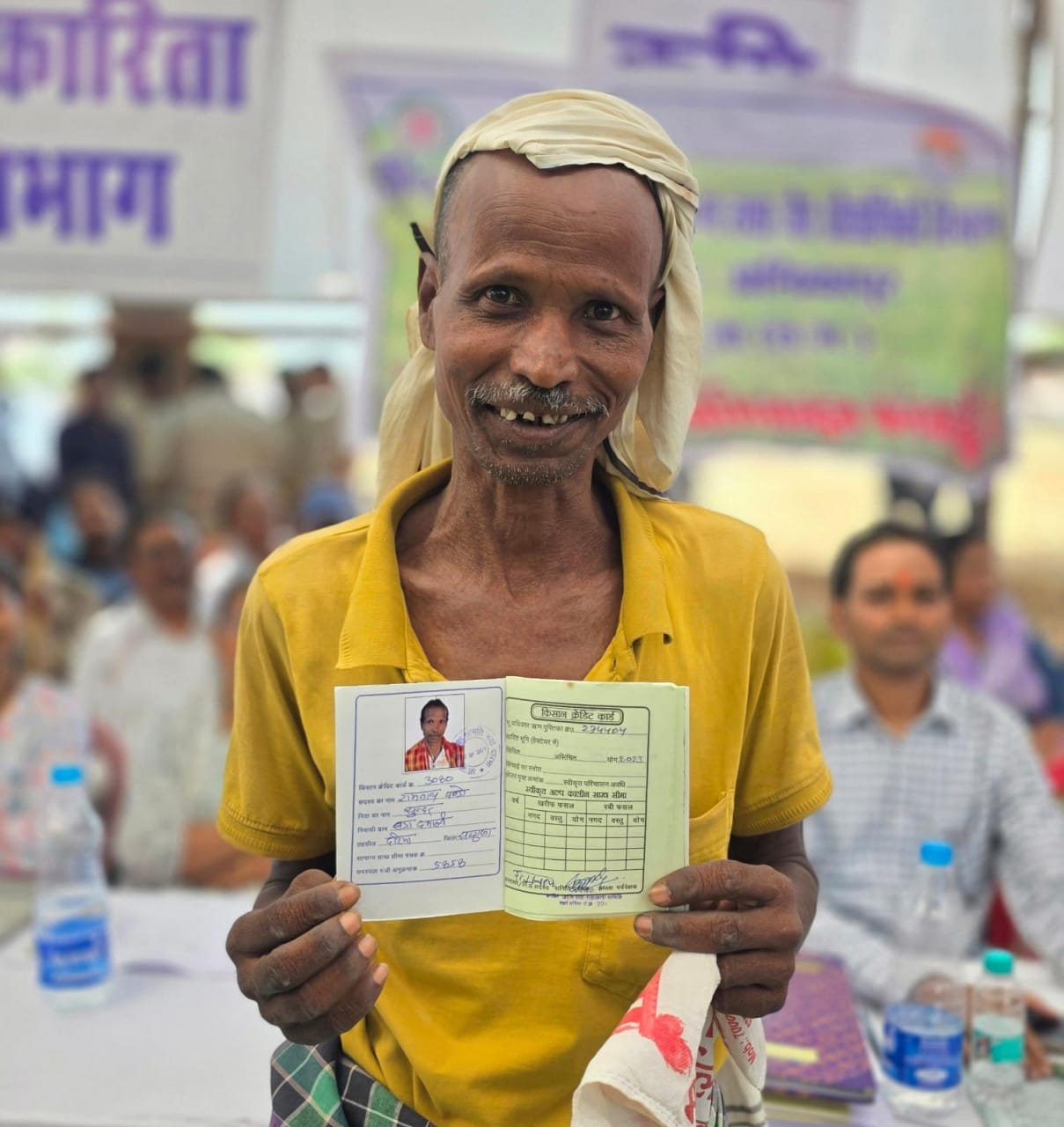 ‘Good Governance Festival becomes a source of relief for farmers, Ramnath Pando gets Kisan Credit Card at the camp itself’