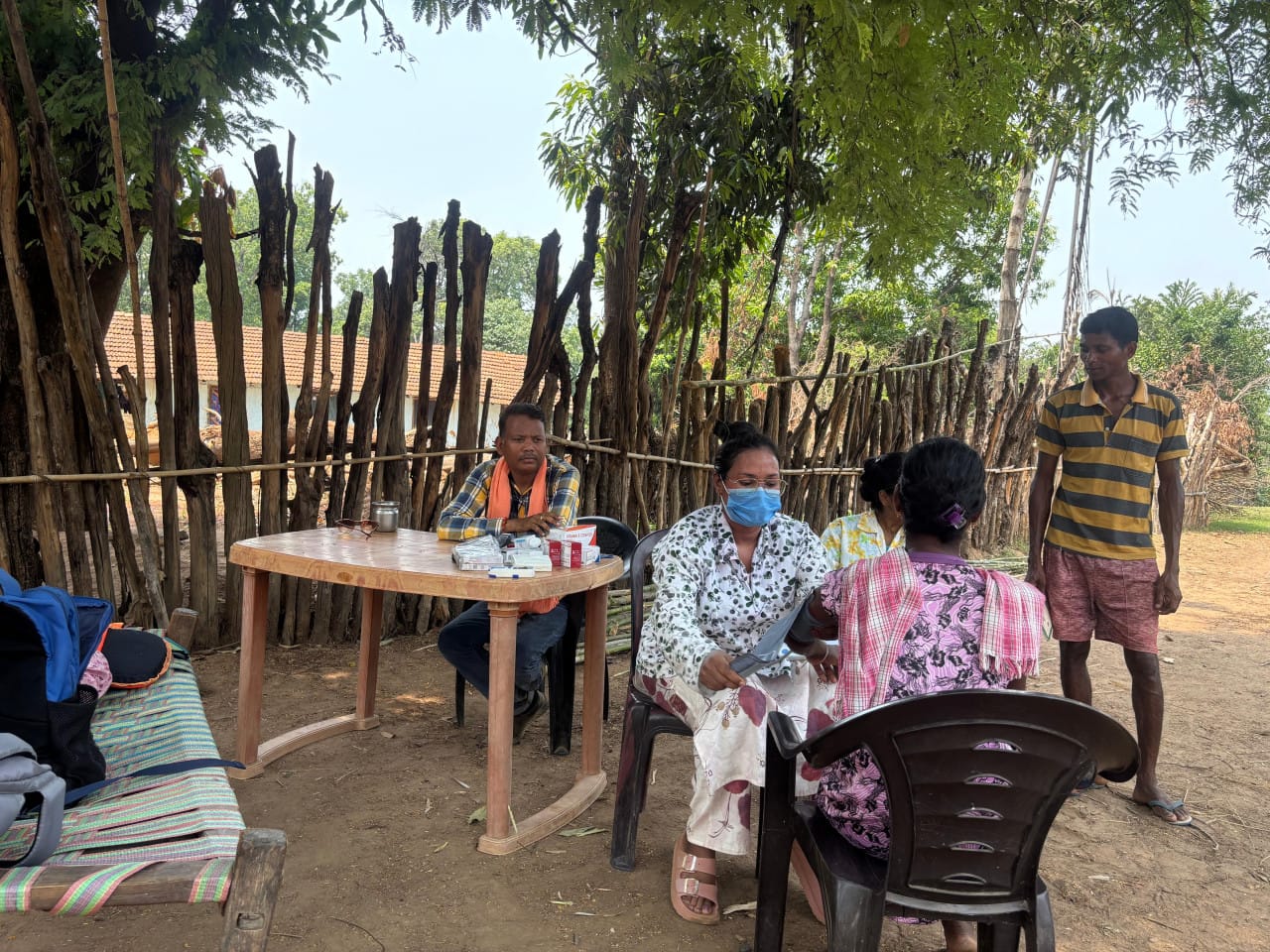  ‘Health team crosses Indravati river and conducts health check-up of 642 villagers’