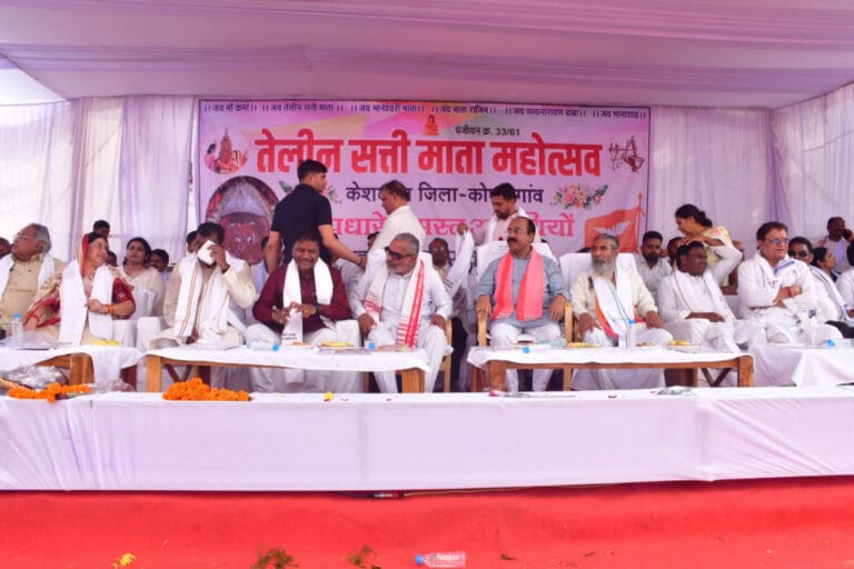  Deputy Chief Minister Shri Arun Saw participated in the first Teelin Satti Mata Festival.
