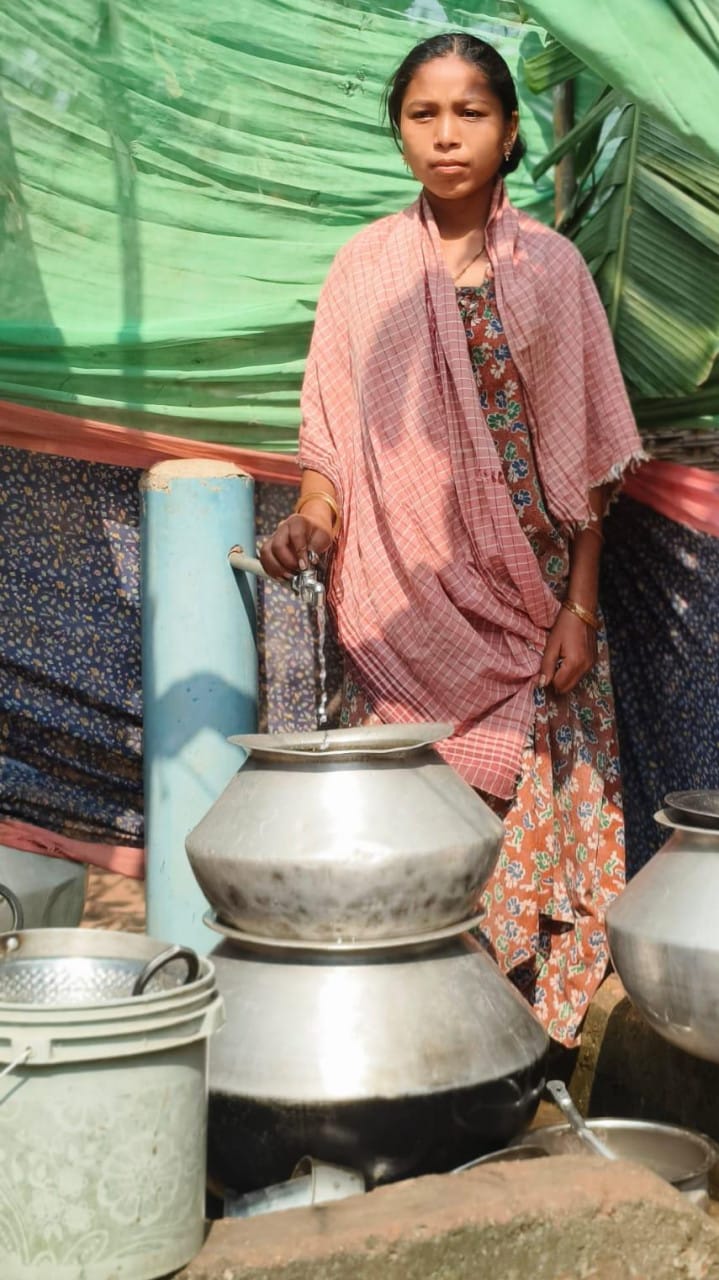 ‘Dhobe village of Abujhmad – where guns once resounded, now the stream of development flows from the taps’