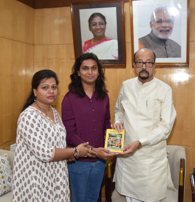  Mountaineer Ms. Ankita Gupta paid a courtesy call on Governor Mr. Deka