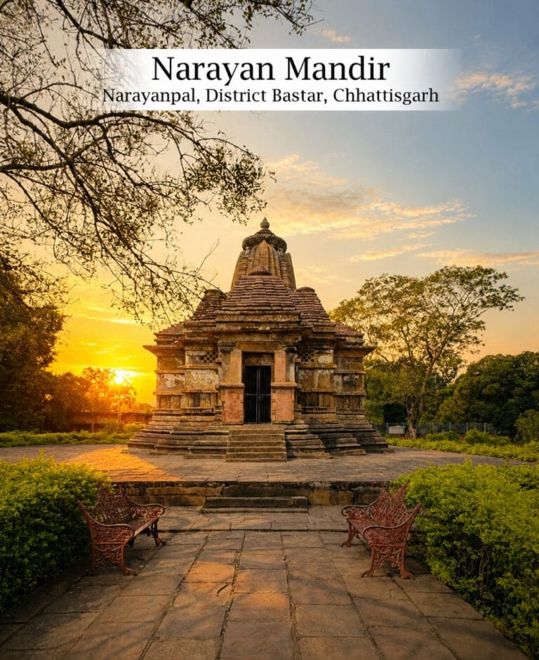 The ancient Vishnu temple of Narayanpal: A wonderful heritage of Bastar, situated at the confluence of the Indravati and Narangi rivers.