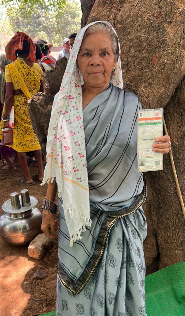 Emerging from the dense forests of Abujhmad, ‘Vaya Vandana Yojana’ reached the city.