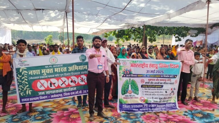 The pledge for a drug-free India resonated during ‘Good Governance Festival’: Villagers, public representatives and officials took the ‘Oath of Drug De-addiction’.