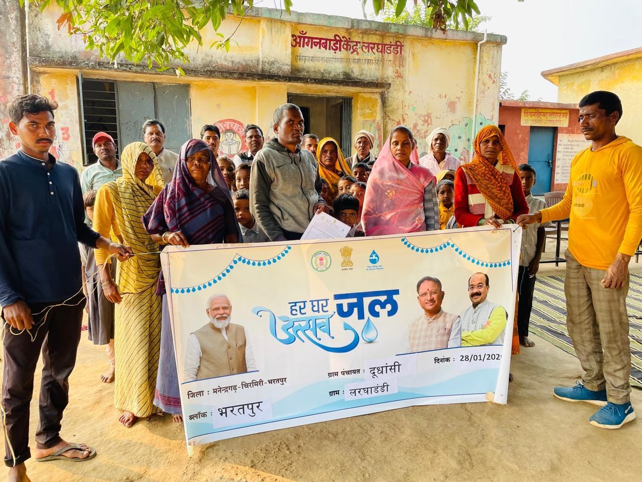  The Jal Jeevan Mission has brought water to every household in Larghaddi, transforming the lives of villagers.