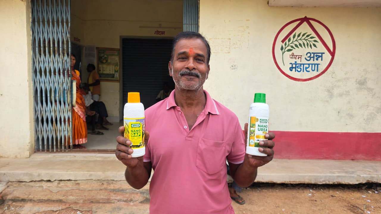 Nano fertilizers are transforming agriculture, farmers are adopting modern agricultural techniques.