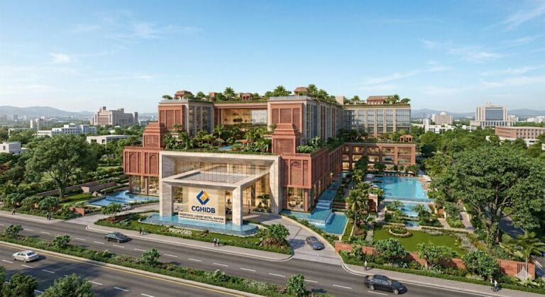 A world-class hospitality and wellness centre will be developed in Raipur; a project proposed on PPP model for upgradation of Queens Club of India.