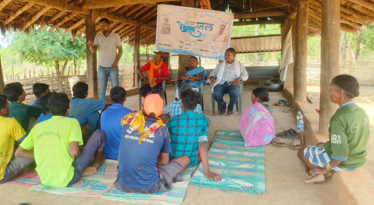 A new wave of development in Padamkot Panchayat of Abujhmad, adjacent to the Maharashtra border: Jal Jeevan Mission has changed the lives of villagers.