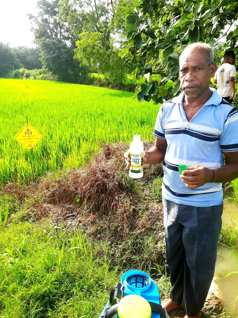  Use of nano fertilizers has increased paddy production and reduced input costs – Farmer Niranjan