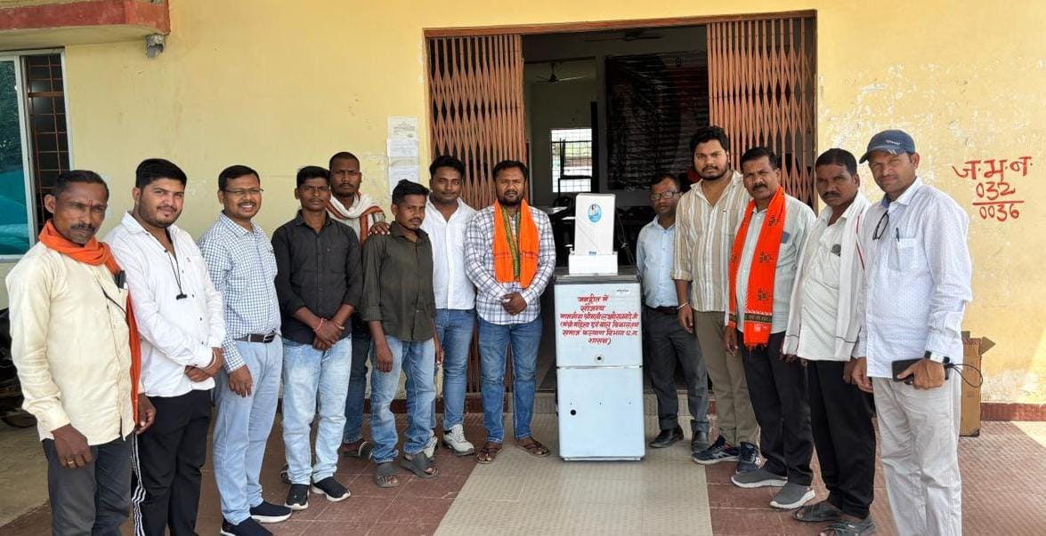 Water filter installed in Latori tehsil on the initiative of Minister Smt. Laxmi Rajwade