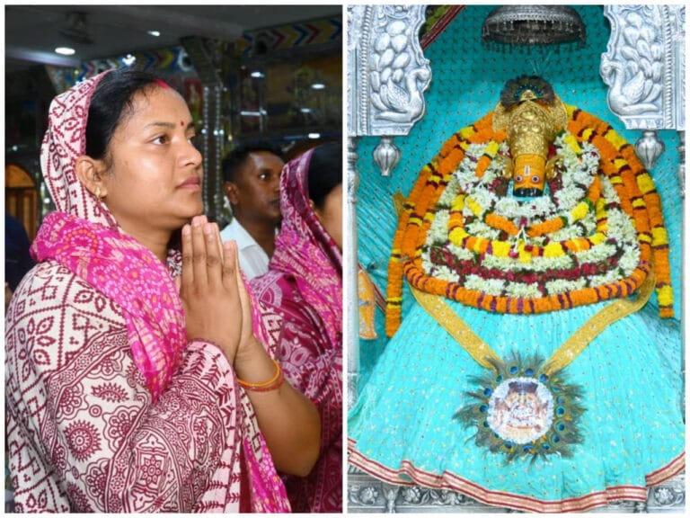 12 years of Prime Minister Shri Narendra Modi’s leadership completed, Minister Smt. Laxmi Rajwade offered special prayers