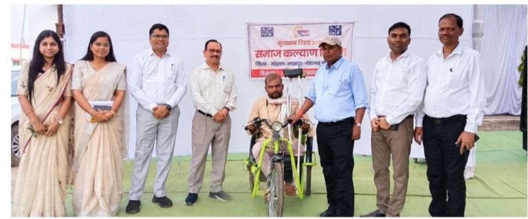  Battery operated tricycle becomes a new path to self-respect and self-reliance for Shri Purochan