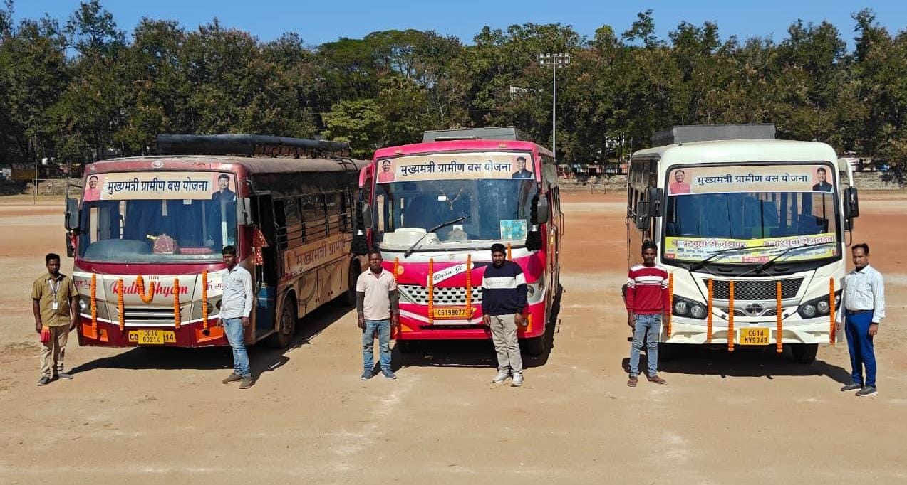  Chief Minister Rural Bus Scheme increases mobility in Jashpur villages