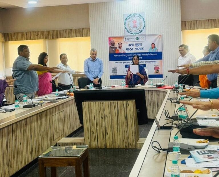  State-wide public campaign against drug abuse begins, Drug Free India Week to continue till June 26