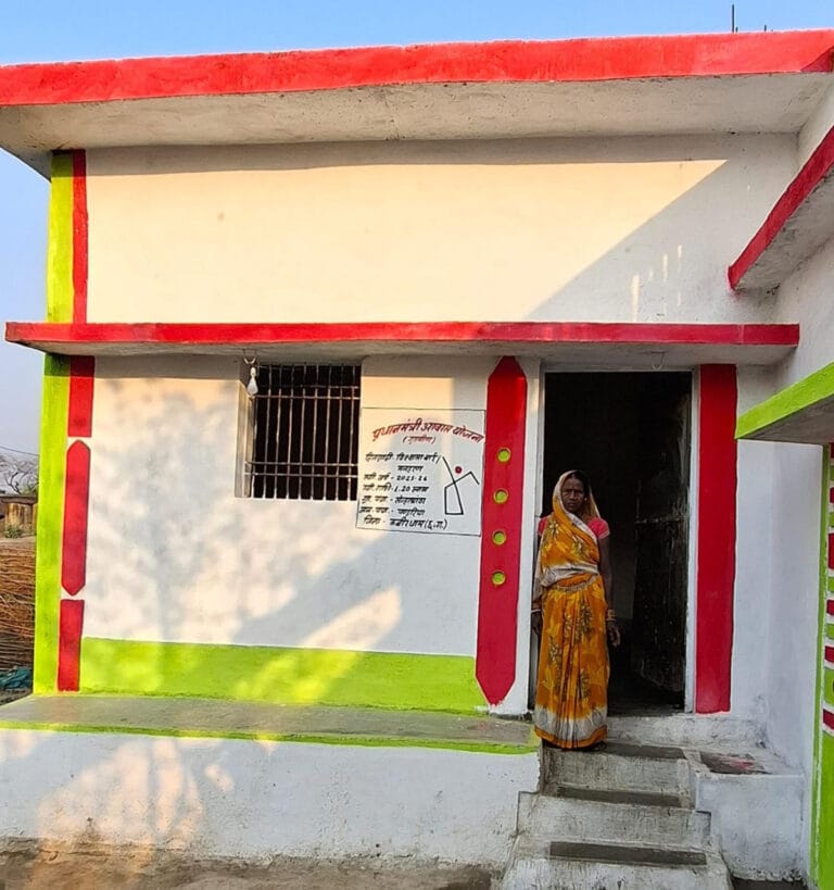  Vishwas Bai’s dream of secure housing comes true after receiving a permanent home under the Pradhan Mantri Awas Yojana.
