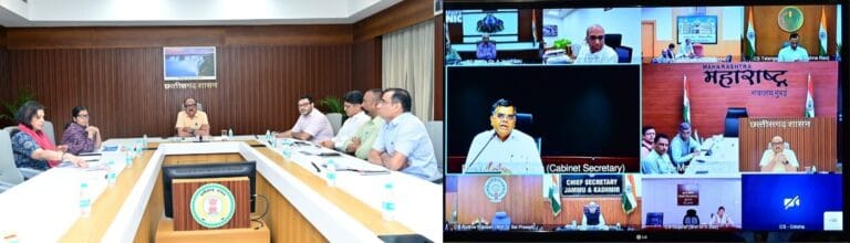 Chief Secretary participates in video conference