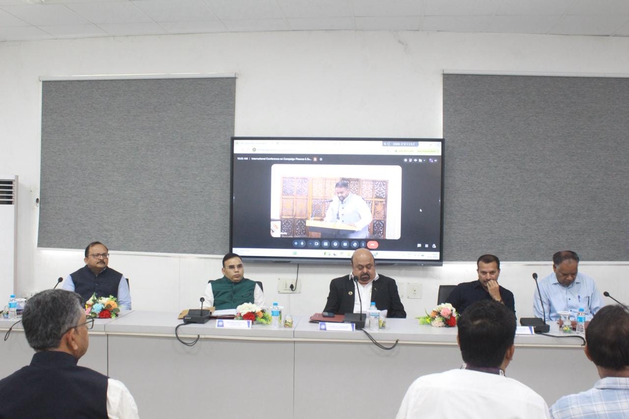 International Conference at HNLU: Discussion on Global Experiences and Best Practices on Electoral Financing and Monitoring of Election Expenditure