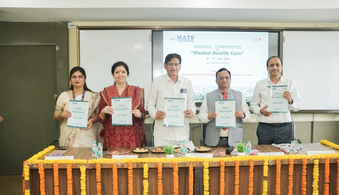 Department of Psychology, MATS University Organizes Two-Day National Conference on “Mental Health Care”