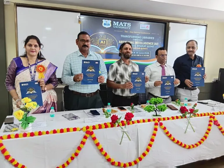 NCTLAI–VB @2047, a two-day National Conference on changing libraries with AI, ended at MATS University